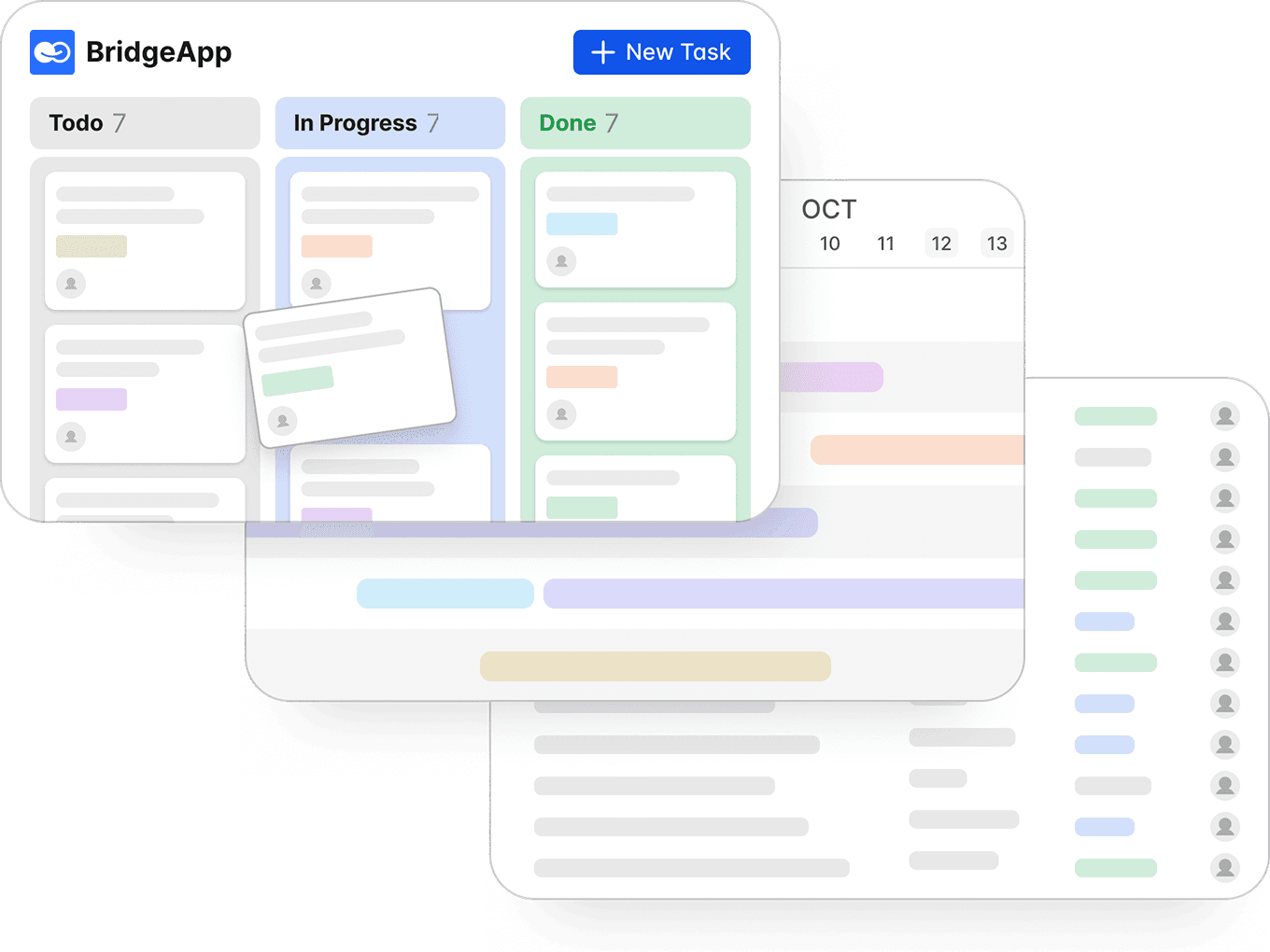 Visualize your progress with flexible views